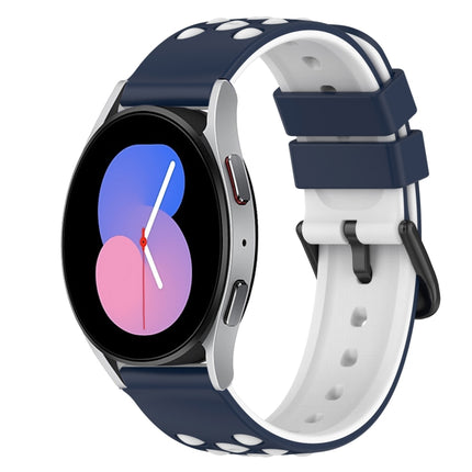 22mm Two-Color Porous Silicone Watch Band