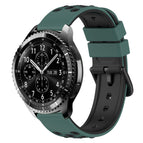 For Samsung Gear S3 Classic / Olive Green+Black