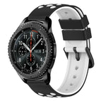 For Samsung Gear S3 Frontier / Black+White