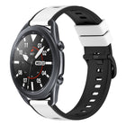 22mm Two-Color Silicone Watch Band, For Samsung Galaxy Watch3 45mm, For Samsung Galaxy Watch 46mm, For Samsung Gear S3 Classic, For Samsung Gear S3 Frontier - DealBuddy