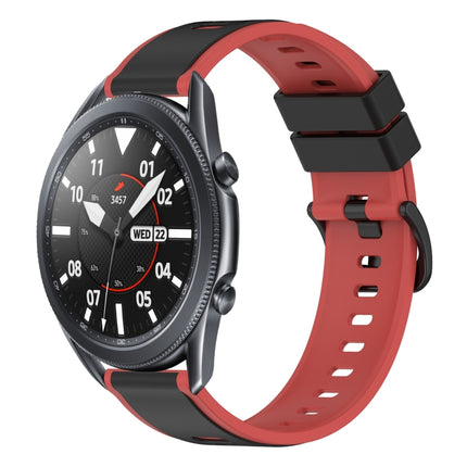 22mm Two-Color Silicone Watch Band, For Samsung Galaxy Watch3 45mm, For Samsung Galaxy Watch 46mm, For Samsung Gear S3 Classic, For Samsung Gear S3 Frontier - DealBuddy