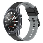 22mm Two-Color Silicone Watch Band, For Samsung Galaxy Watch3 45mm, For Samsung Galaxy Watch 46mm, For Samsung Gear S3 Classic, For Samsung Gear S3 Frontier - DealBuddy