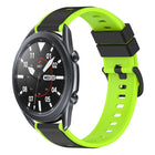22mm Two-Color Silicone Watch Band, For Samsung Galaxy Watch3 45mm, For Samsung Galaxy Watch 46mm, For Samsung Gear S3 Classic, For Samsung Gear S3 Frontier - DealBuddy