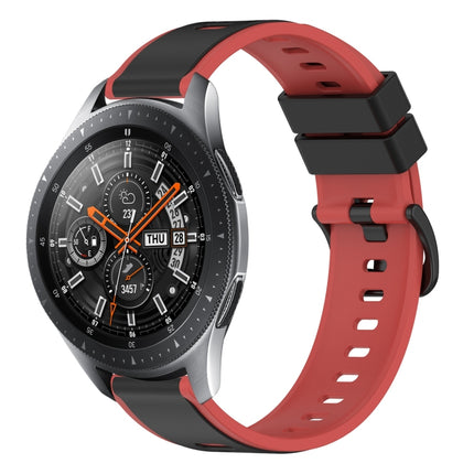 22mm Two-Color Silicone Watch Band, For Samsung Galaxy Watch3 45mm, For Samsung Galaxy Watch 46mm, For Samsung Gear S3 Classic, For Samsung Gear S3 Frontier - DealBuddy