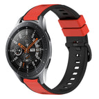 For Samsung Galaxy Watch 46mm / Red+Black