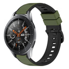For Samsung Galaxy Watch 46mm / Army Green + Black