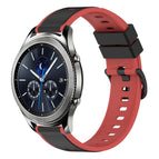 For Samsung Gear S3 Classic / Black+Red