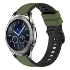 For Samsung Gear S3 Classic / Army Green + Black