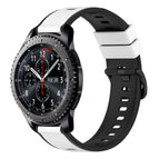 For Samsung Gear S3 Frontier / White+Black