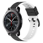 For Samsung Gear S3 Frontier / Black+White