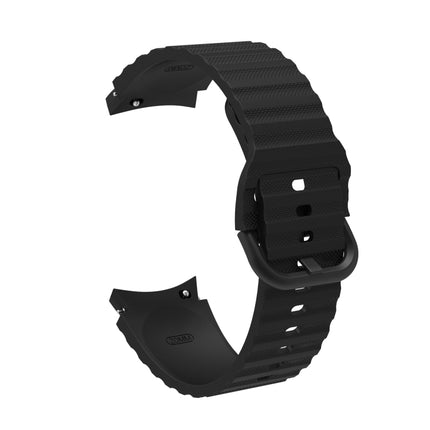 Wave Dotted Pure Color Buckle Silicone Watch Band, For Samsung Galaxy Watch 5 / 5 Pro, For Samsung Galaxy Watch 4 - DealBuddy