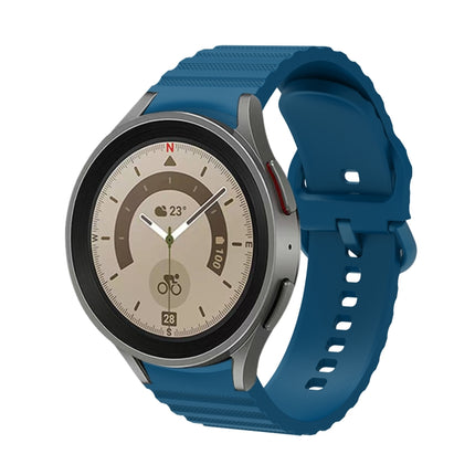 Wave Dotted Pure Color Buckle Silicone Watch Band, For Samsung Galaxy Watch 5 / 5 Pro, For Samsung Galaxy Watch 4 - DealBuddy