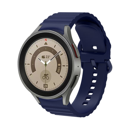 Wave Dotted Pure Color Buckle Silicone Watch Band, For Samsung Galaxy Watch 5 / 5 Pro, For Samsung Galaxy Watch 4 - DealBuddy