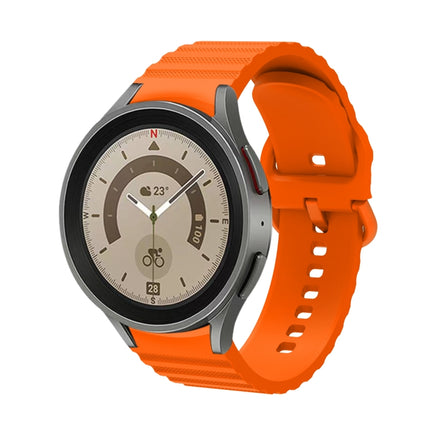 Wave Dotted Pure Color Buckle Silicone Watch Band, For Samsung Galaxy Watch 5 / 5 Pro, For Samsung Galaxy Watch 4 - DealBuddy