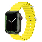 For Apple Watch Series 8&7 41mm / SE 2&6&SE&5&4 40mm / 3&2&1 38mm / Yellow