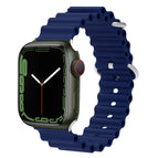 For Apple Watch Series 8&7 41mm / SE 2&6&SE&5&4 40mm / 3&2&1 38mm / Dark Blue
