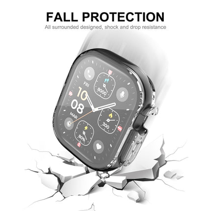 For Apple Watch Ultra / Ultra 2 49mm ENKAY Full Coverage Transparent Soft TPU Case with Screen Film