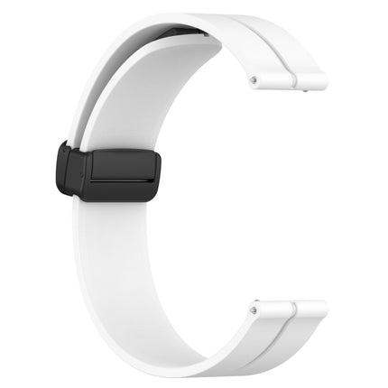 20mm Solid Color Magnetic Clasp Silicone Watch Band