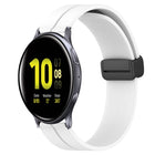 20mm Solid Color Magnetic Clasp Silicone Watch Band, For Samsung Galaxy Watch Active2 44mm, For Samsung Galaxy Watch 42mm - DealBuddy