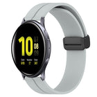 20mm Solid Color Magnetic Clasp Silicone Watch Band, For Samsung Galaxy Watch Active2 44mm, For Samsung Galaxy Watch 42mm - DealBuddy