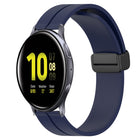 20mm Solid Color Magnetic Clasp Silicone Watch Band, For Samsung Galaxy Watch Active2 44mm, For Samsung Galaxy Watch 42mm - DealBuddy