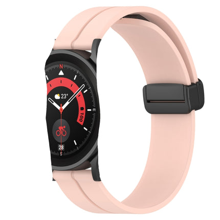 20mm Solid Color Magnetic Clasp Silicone Watch Band