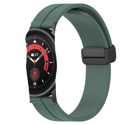 20mm Solid Color Magnetic Clasp Silicone Watch Band, For Samsung Galaxy Watch Active2 44mm, For Samsung Galaxy Watch 42mm - DealBuddy