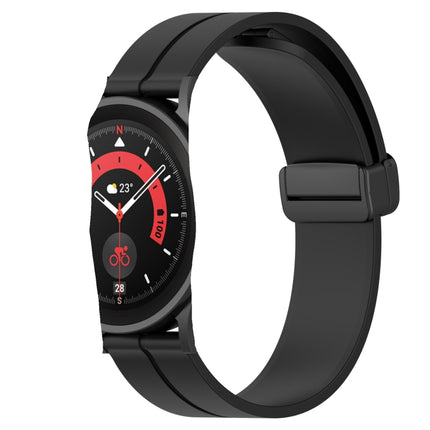 20mm Solid Color Magnetic Clasp Silicone Watch Band
