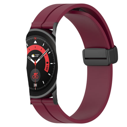 20mm Solid Color Magnetic Clasp Silicone Watch Band, For Samsung Galaxy Watch Active2 44mm, For Samsung Galaxy Watch 42mm - DealBuddy