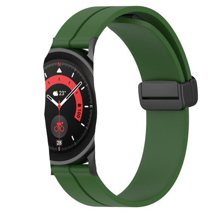 20mm Solid Color Magnetic Clasp Silicone Watch Band, For Samsung Galaxy Watch Active2 44mm, For Samsung Galaxy Watch 42mm - DealBuddy