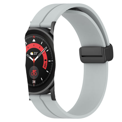 20mm Solid Color Magnetic Clasp Silicone Watch Band, For Samsung Galaxy Watch Active2 44mm, For Samsung Galaxy Watch 42mm - DealBuddy