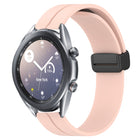 22mm Solid Color Magnetic Clasp Silicone Watch Band, For Samsung Galaxy Watch3 45mm, For Samsung Galaxy Watch 46mm, For Samsung Gear S3 Classic, For Samsung Gear S3 Frontier - DealBuddy