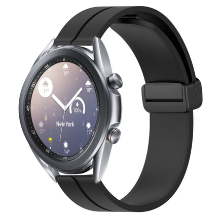 22mm Solid Color Magnetic Clasp Silicone Watch Band
