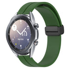 22mm Solid Color Magnetic Clasp Silicone Watch Band, For Samsung Galaxy Watch3 45mm, For Samsung Galaxy Watch 46mm, For Samsung Gear S3 Classic, For Samsung Gear S3 Frontier - DealBuddy