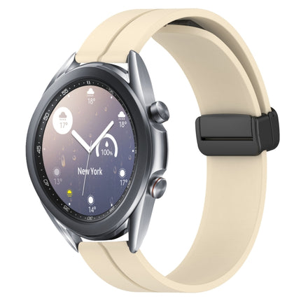 22mm Solid Color Magnetic Clasp Silicone Watch Band