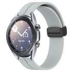 22mm Solid Color Magnetic Clasp Silicone Watch Band, For Samsung Galaxy Watch3 45mm, For Samsung Galaxy Watch 46mm, For Samsung Gear S3 Classic, For Samsung Gear S3 Frontier - DealBuddy