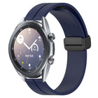 22mm Solid Color Magnetic Clasp Silicone Watch Band