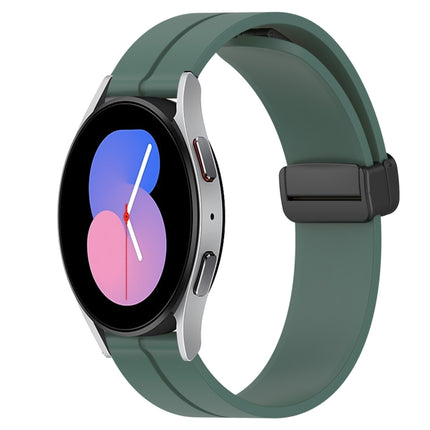 22mm Solid Color Magnetic Clasp Silicone Watch Band, For Samsung Galaxy Watch3 45mm, For Samsung Galaxy Watch 46mm, For Samsung Gear S3 Classic, For Samsung Gear S3 Frontier - DealBuddy