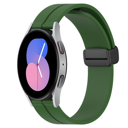 22mm Solid Color Magnetic Clasp Silicone Watch Band, For Samsung Galaxy Watch3 45mm, For Samsung Galaxy Watch 46mm, For Samsung Gear S3 Classic, For Samsung Gear S3 Frontier - DealBuddy