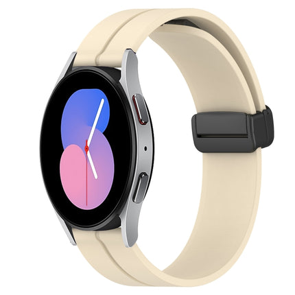 22mm Solid Color Magnetic Clasp Silicone Watch Band, For Samsung Galaxy Watch3 45mm, For Samsung Galaxy Watch 46mm, For Samsung Gear S3 Classic, For Samsung Gear S3 Frontier - DealBuddy