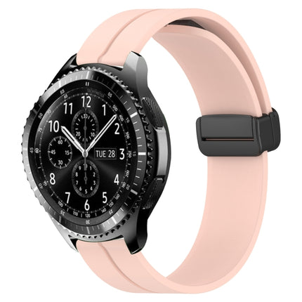 22mm Solid Color Magnetic Clasp Silicone Watch Band