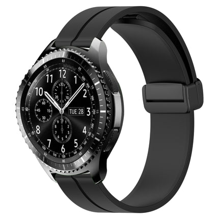 22mm Solid Color Magnetic Clasp Silicone Watch Band