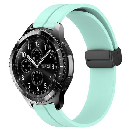 22mm Solid Color Magnetic Clasp Silicone Watch Band