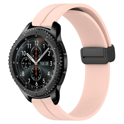 22mm Solid Color Magnetic Clasp Silicone Watch Band