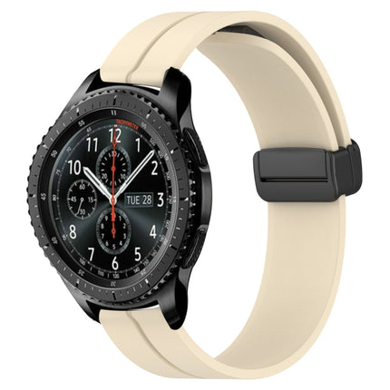 22mm Solid Color Magnetic Clasp Silicone Watch Band