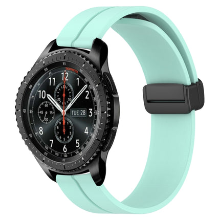 22mm Solid Color Magnetic Clasp Silicone Watch Band