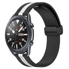 22mm Folding Magnetic Clasp Silicone Watch Band, For Samsung Galaxy Watch3 45mm, For Samsung Galaxy Watch 46mm, For Samsung Gear S3 Classic, For Samsung Gear S3 Frontier - DealBuddy