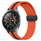 For Samsung Galaxy Watch 46mm / Orange+Black