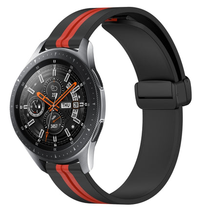 22mm Folding Magnetic Clasp Silicone Watch Band, For Samsung Galaxy Watch3 45mm, For Samsung Galaxy Watch 46mm, For Samsung Gear S3 Classic, For Samsung Gear S3 Frontier - DealBuddy