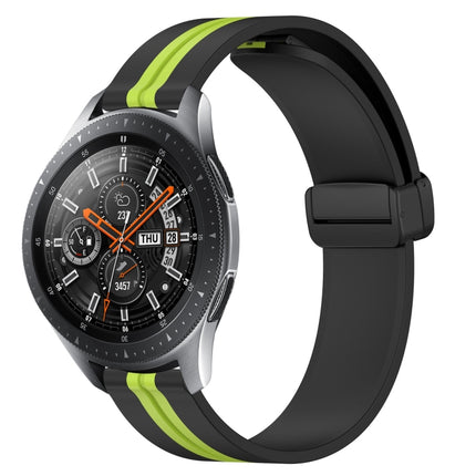 22mm Folding Magnetic Clasp Silicone Watch Band, For Samsung Galaxy Watch3 45mm, For Samsung Galaxy Watch 46mm, For Samsung Gear S3 Classic, For Samsung Gear S3 Frontier - DealBuddy